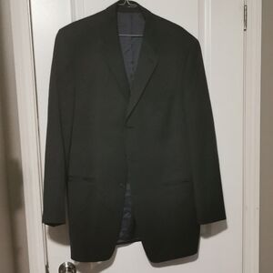 Calvin Klein Collection Dark Gray Pin Stripe  Men's‎ Blazer
